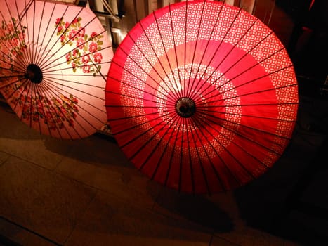 Japanese umbrella in Kyoto