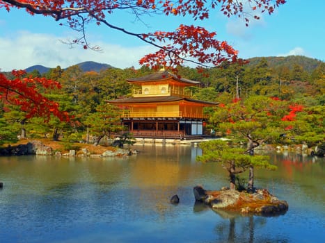 Kinkakuji-temple in Kyoto