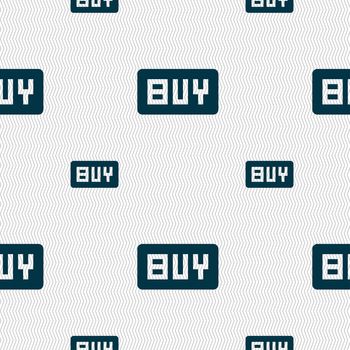 Buy, Online buying dollar usd icon sign. Seamless pattern with geometric texture. illustration