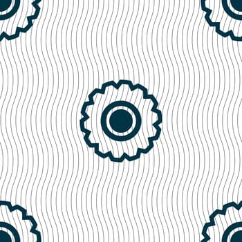  sign. Seamless pattern with geometric texture. illustration