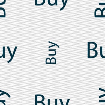 Buy sign icon. Online buying dollar usd button. Seamless abstract background with geometric shapes. illustration