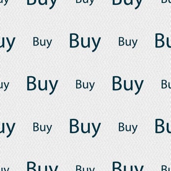 Buy sign icon. Online buying dollar usd button. Seamless abstract background with geometric shapes. illustration