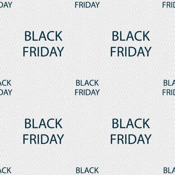 Black friday sign icon. Sale symbol.Special offer label. Seamless abstract background with geometric shapes. illustration