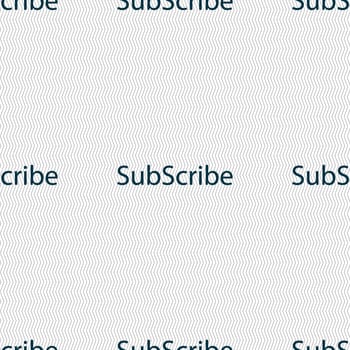 Subscribe sign icon. Membership symbol. Website navigation. Seamless abstract background with geometric shapes. illustration