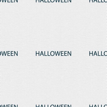 Halloween sign icon. Halloween-party symbol. Seamless abstract background with geometric shapes. illustration