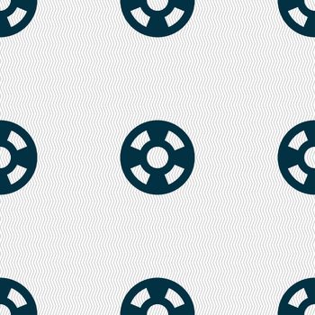 film icon sign. Seamless pattern with geometric texture. illustration