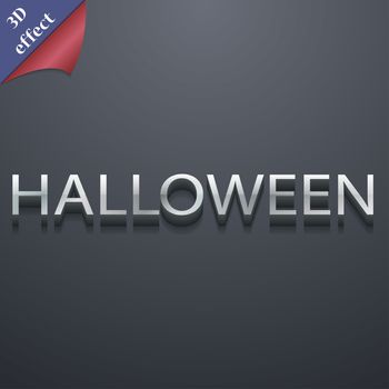 Halloween icon symbol. 3D style. Trendy, modern design with space for your text illustration. Rastrized copy