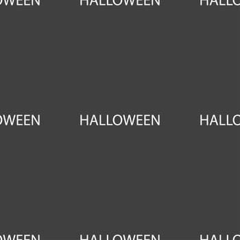 Halloween sign icon. Halloween-party symbol. Seamless pattern on a gray background. illustration