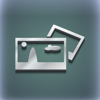 File JPG icon symbol. 3D style. Trendy, modern design with space for your text illustration. Raster version
