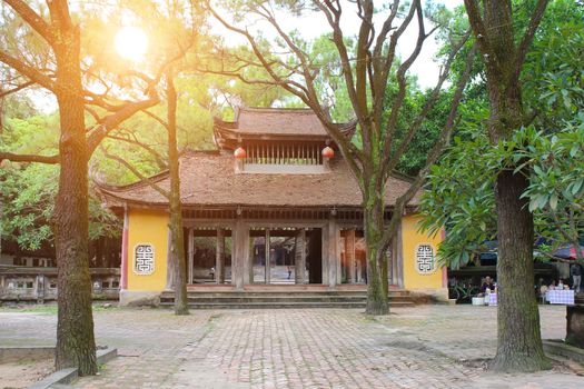 temple in the traditional architectural style of the east, Hai Duong, Viet Nam