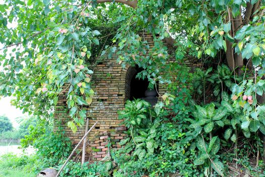 ancient tomb of a wealthy woman in feudal times, vietnam