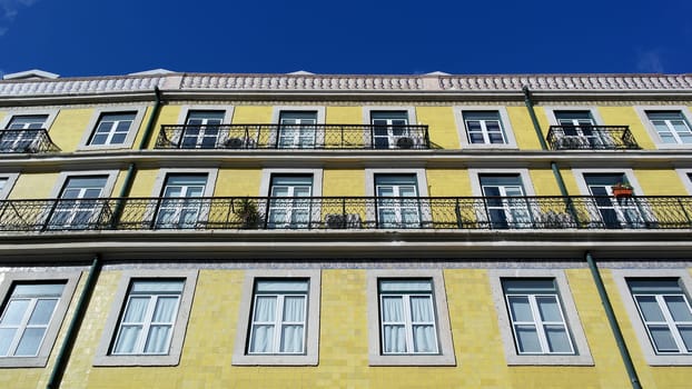 Detail of an old building, Lisbon, Portugal