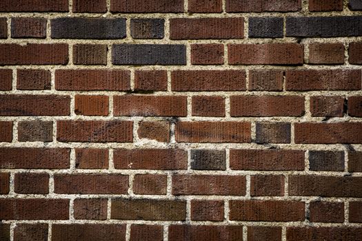 Orange brick wall background  