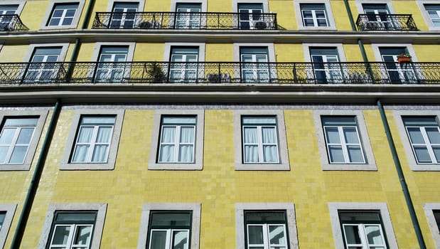 Detail of an old building, Lisbon, Portugal