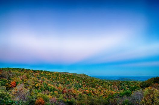 Scenic Blue Ridge Parkway Appalachians Smoky Mountains autumn Landscape