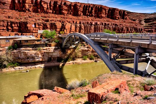 lpanoramic landscapes of san juan river in utah