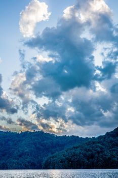 nature landscapes around lake santeetlah north carolina