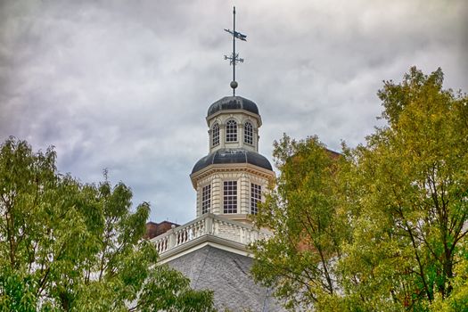 street scenes around falls park in greenville south carolina