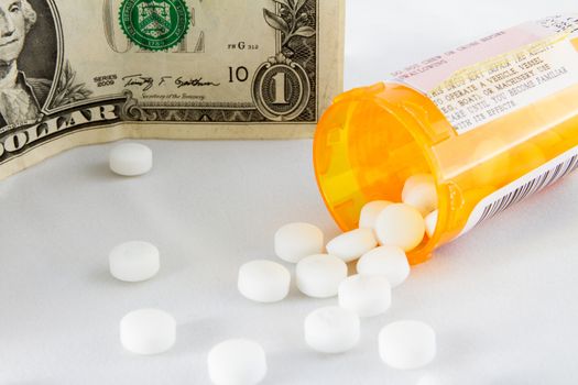 Paying for pills some money is next to medication