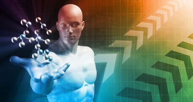 Health Science as a Medical Tech Concept Art