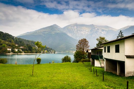 Ledro lake in Italy is called the blue lake