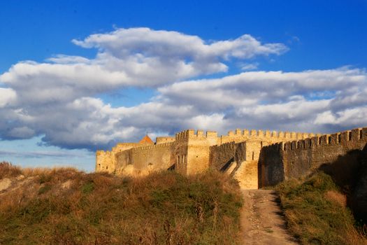 old military beautiful  big fortress in Ukraine