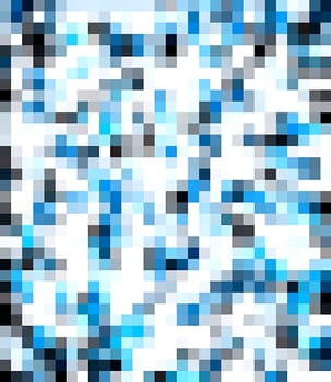 blue and black pixel abstract background