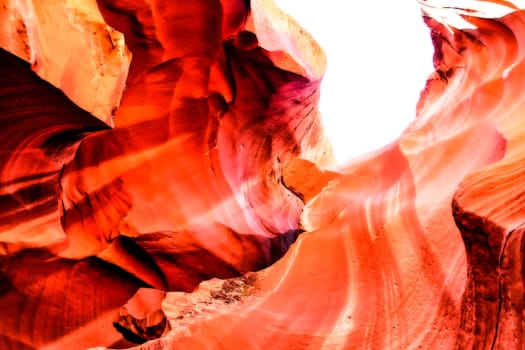 abstract rock at Antelope Canyon ,USA