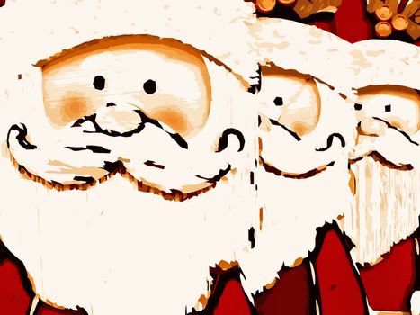 Merry Christmas with Santa Claus