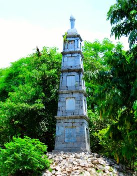 Pen Tower is a famous architectural works of Hanoi, Vietnam