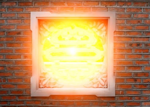 Background of brick wall texture 