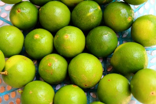 
the lemon in the basket