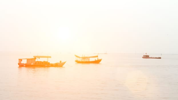 boat on the sea