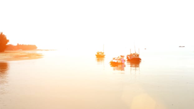 boat on the sea