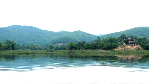 
lake and mountain