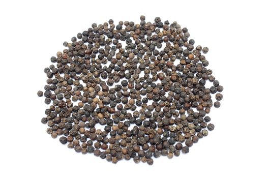 pepper on white background