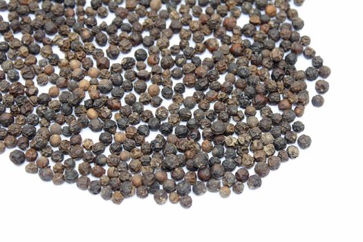 pepper on white background