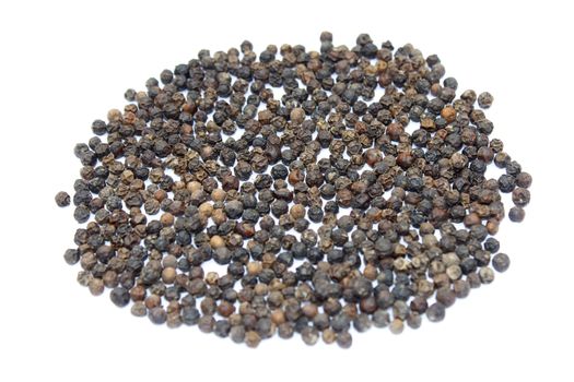 
pepper on white background