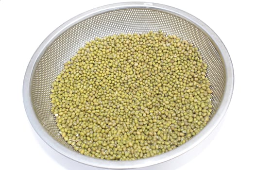 Mung beans in basket