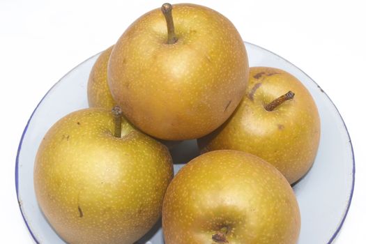 pear on white background