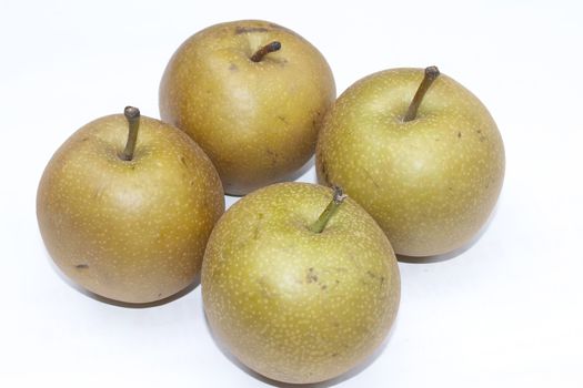 pear on white background