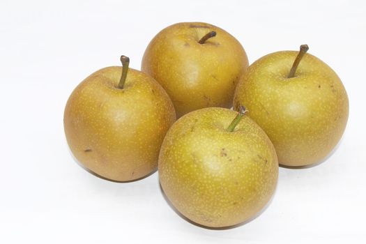 pear on white background