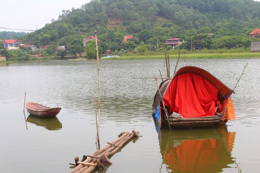 boat on the river