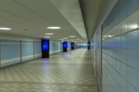 A long hallway to the entrance of an airport







The hall to the departure