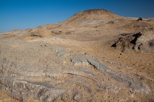 Crystal mountain, the hill near Farafra oasis ,Egypt