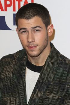 UNITED KINGDOM, London: Nick Jonas attends the Capital FM Jingle Bell Ball at 02 Arena in London on December 6, 2015. 