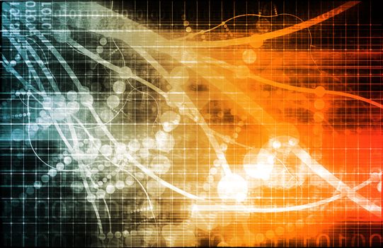 Techno Organic Alien Technology Abstract Background Art