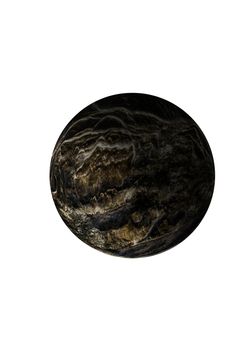 Illustration of a alien planet isolated on a white background.