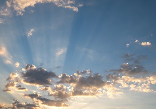 Sunset sky and cloud.