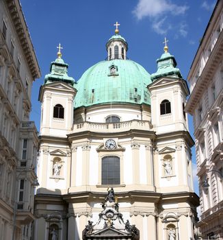 St. Peter's Church (Petersplatz Peterskirche) in Vienna, Austria